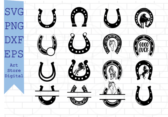 17 Styles HORSESHOE SVG Review