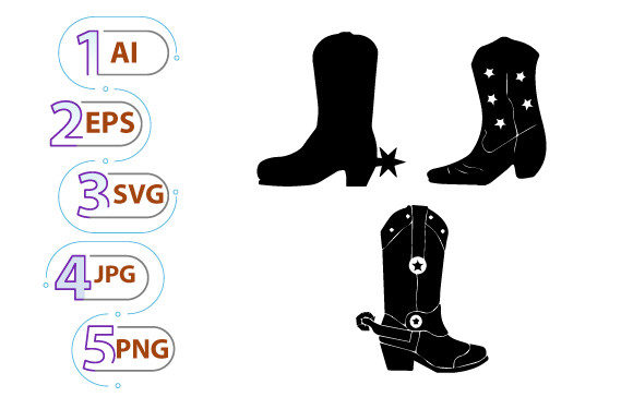 Cowboy Boots Svg Png Ai Eps Review