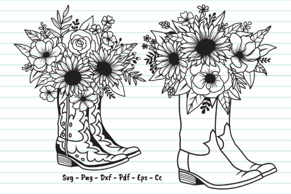 Cowboy Boots with Flower SVG for Girls: A Designer’s Practical Take