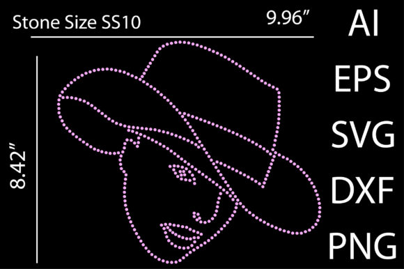 Cowboy Hat Diamond Rhinestone Embroidery Design Review