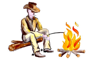 Cowboy Sitting by Fire: A Designer’s Review
