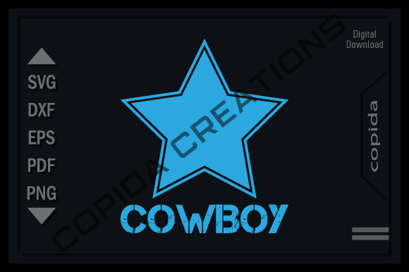 Cowboy Svg Print-ready Cutting File