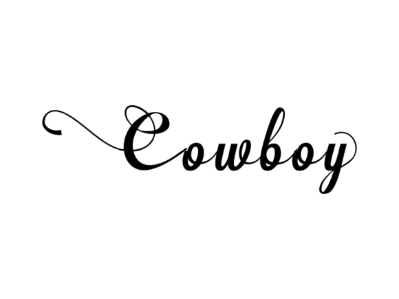 Cowboy SVG Typography Review