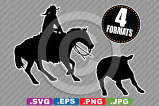 Cutting Horse Female Rider Silhouette Review