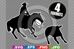 Cutting Horse Male Rider Silhouette Review