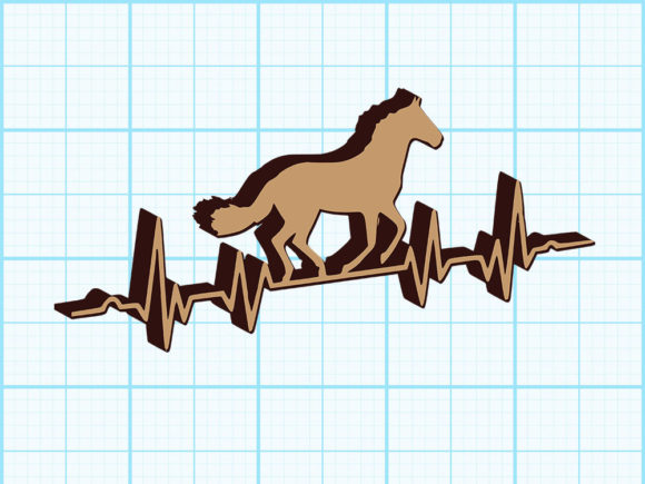 Horse Cowboy Heart Beat: A Versatile Embroidery Design for Real Projects