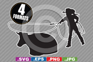 Rodeo Dummy Roping Girl Silhouette Review