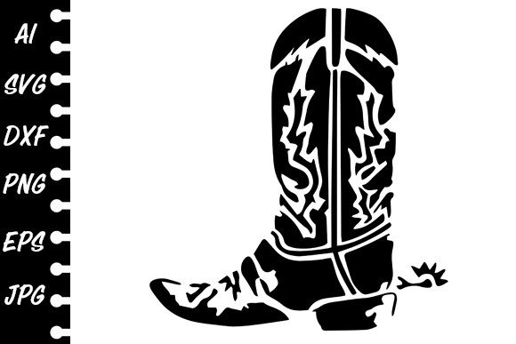 Stencil Cowboy Boot Embroidery Review